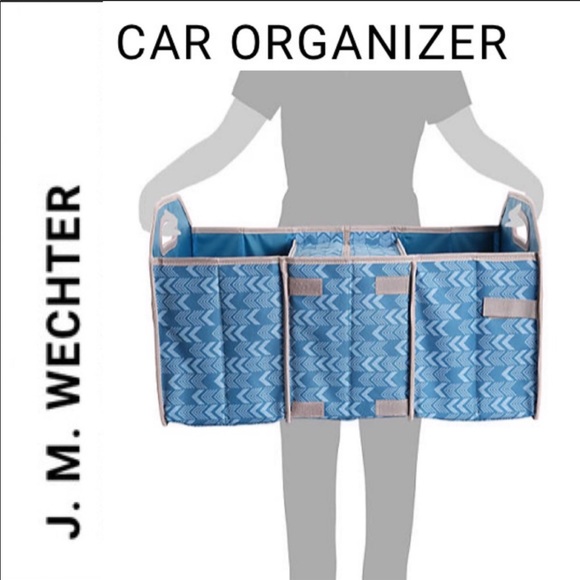 🆕🚙 Geometric Car Cooler Organizer Travel Tote BL - Picture 11 of 13